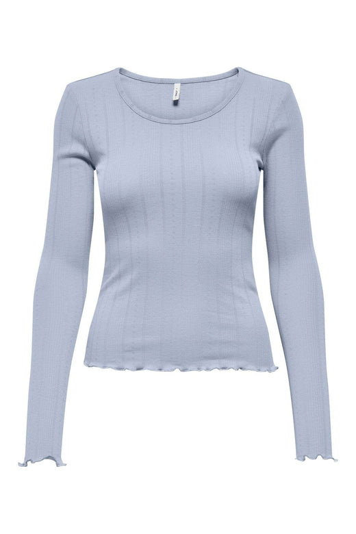 Only - Onltenna O-Neck L/S Top - 5029393 Soft Chambray