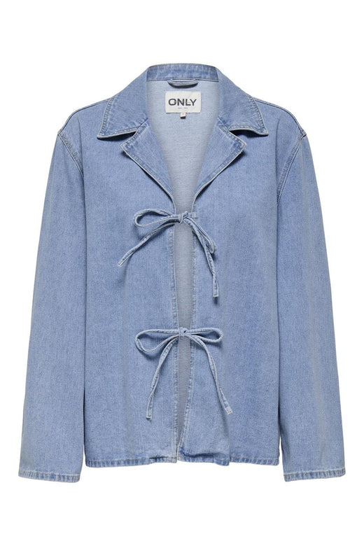 Only - Onlthilda Ls Tie Jkt Gua - 4774515 Light Blue Denim