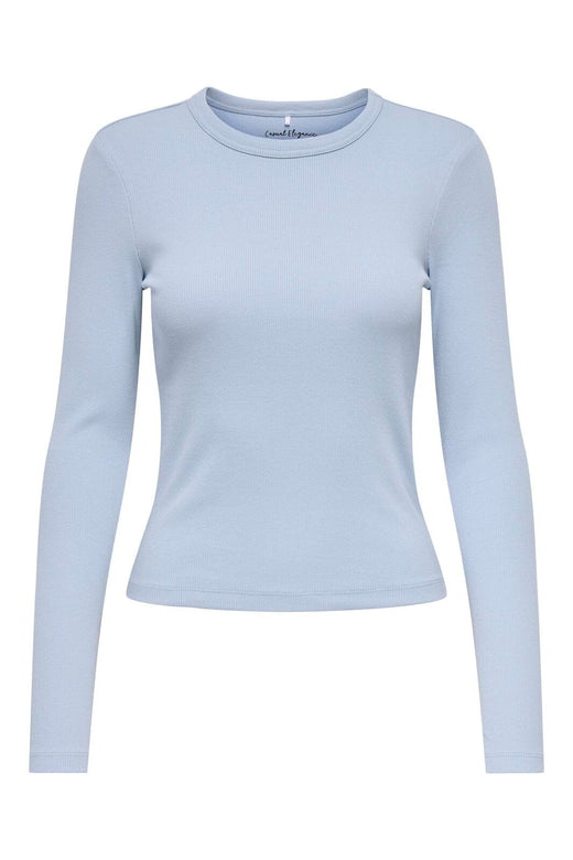 Only - Onlval L/S O-Neck Top - 4983076 Soft Chambray