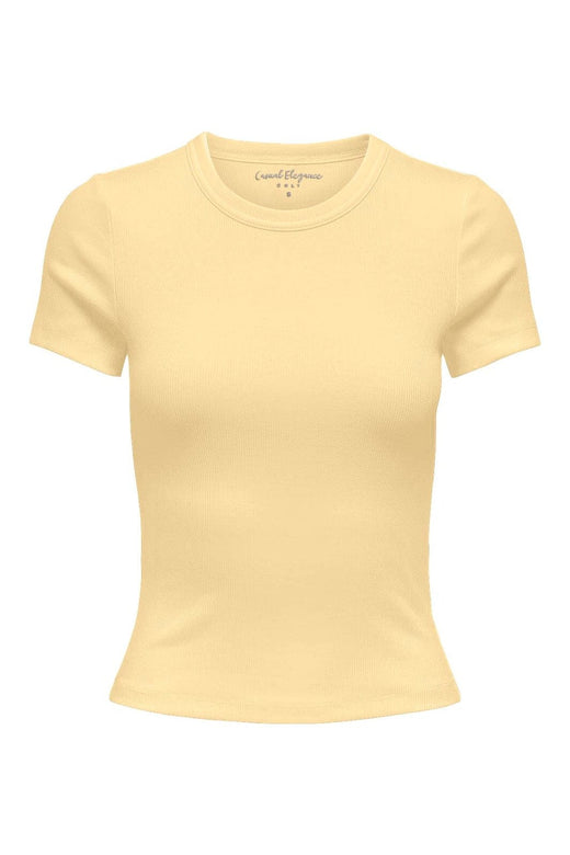 Only - Onlval S/S O-Neck Top - 4989060 Sunlight