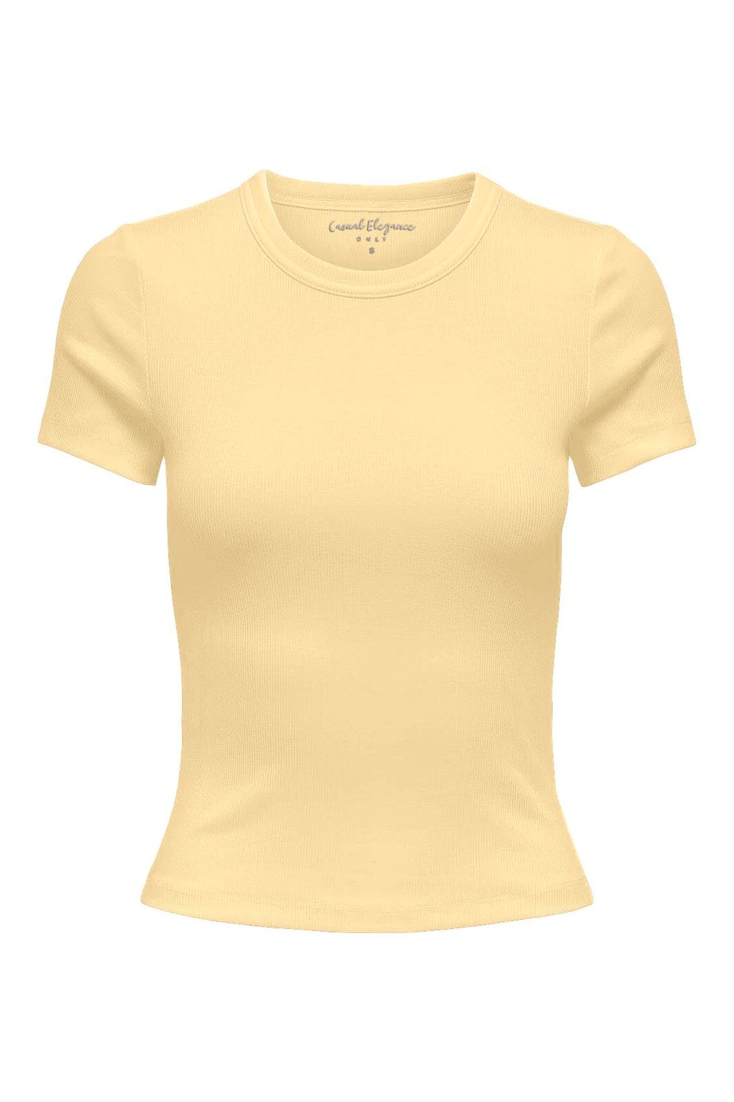 Only - Onlval S/S O-Neck Top - 4989060 Sunlight