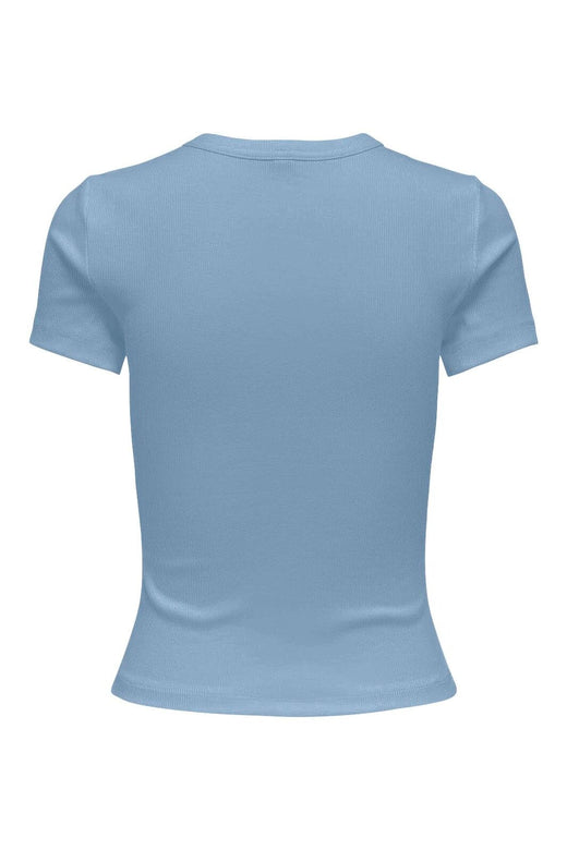 Only - Onlval S/S O-Neck Top - 4989061 Soft Chambray