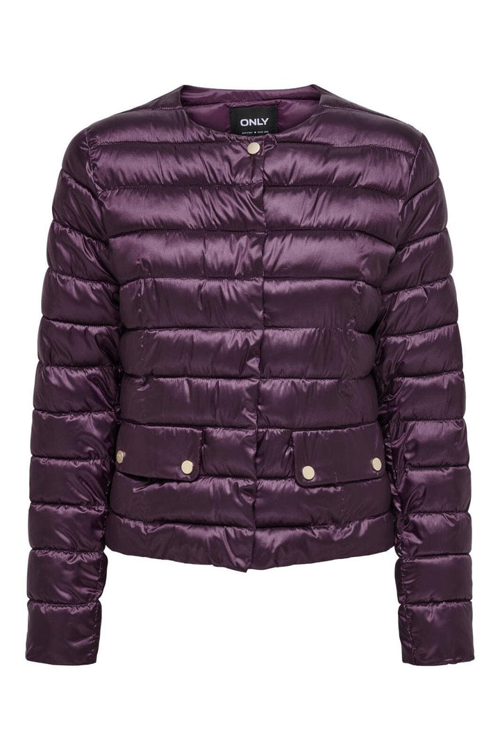 Only - Onlvega Life Quilt Short Jacket Cc - 4768463 Mauve Wine