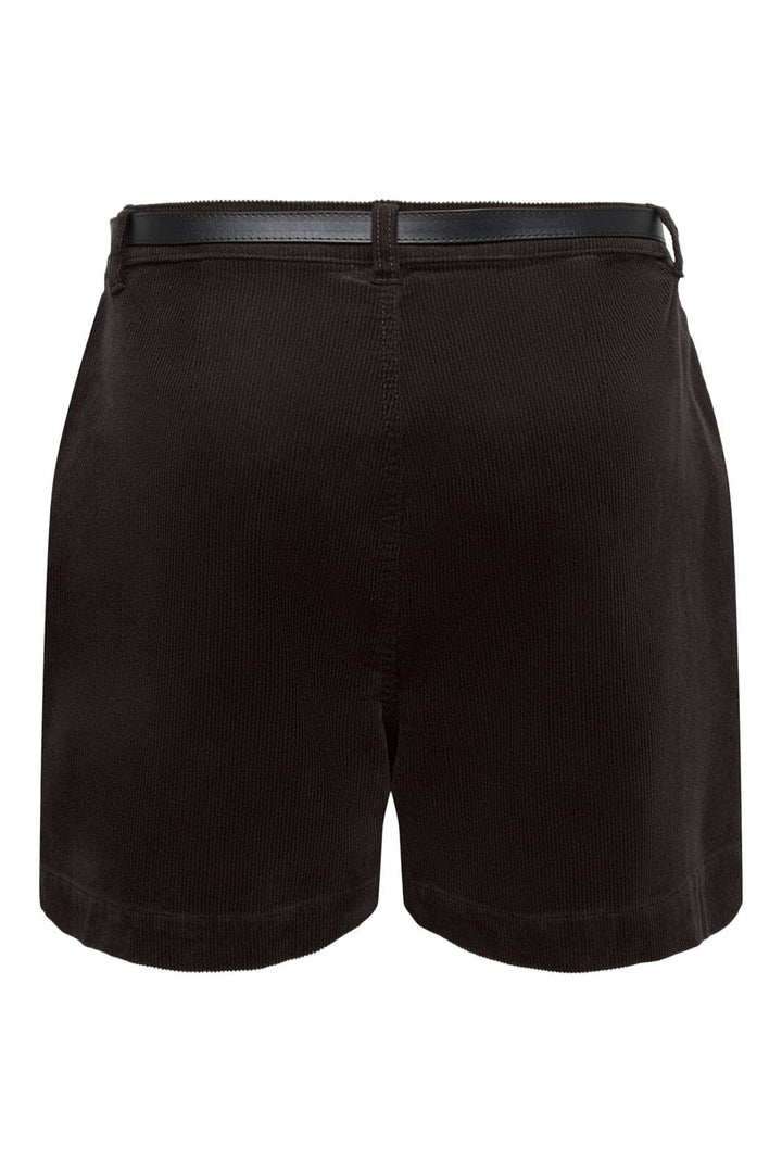 Only - Onlzeva Belt Cord Shorts Cc - 5101092 Chocolate Torte