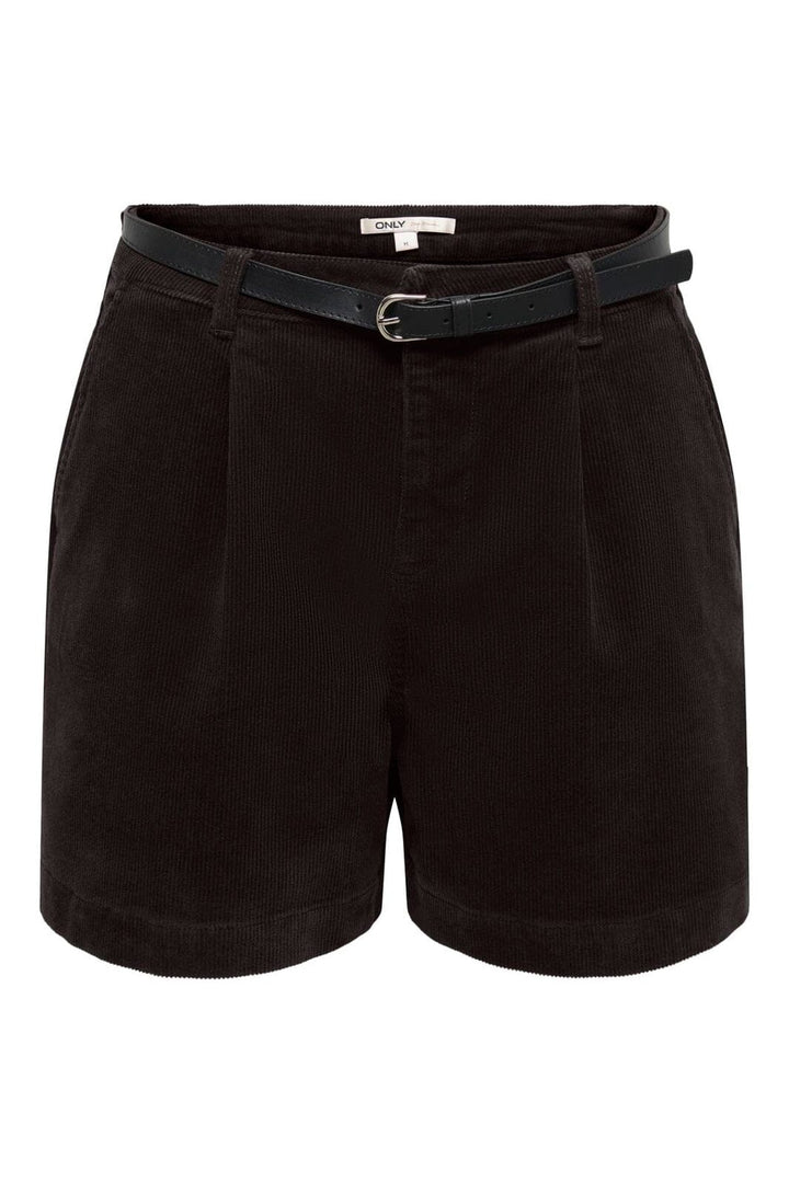 Only - Onlzeva Belt Cord Shorts Cc - 5101092 Chocolate Torte