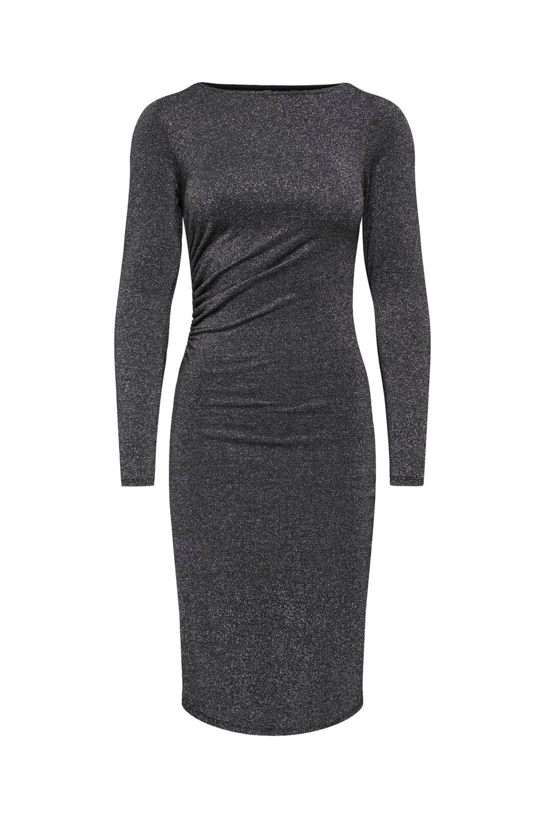 Only - Pgjosie L/S Glitter Dress - 5040953 Black Silver Lurex
