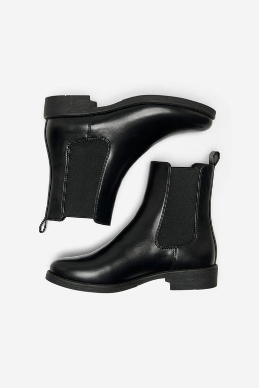 Only Shoes - Onlbibi-21 Pu Basic Boot - 4328260 Black