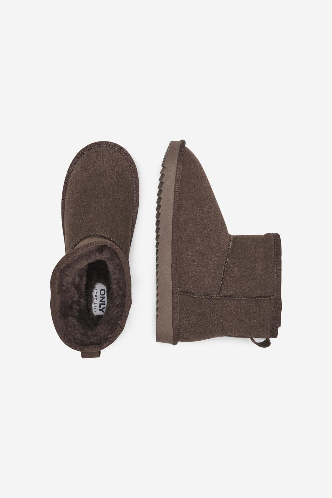 Only Shoes - Onlfeodora Teddy Lined Boot - 4566013 Chestnut