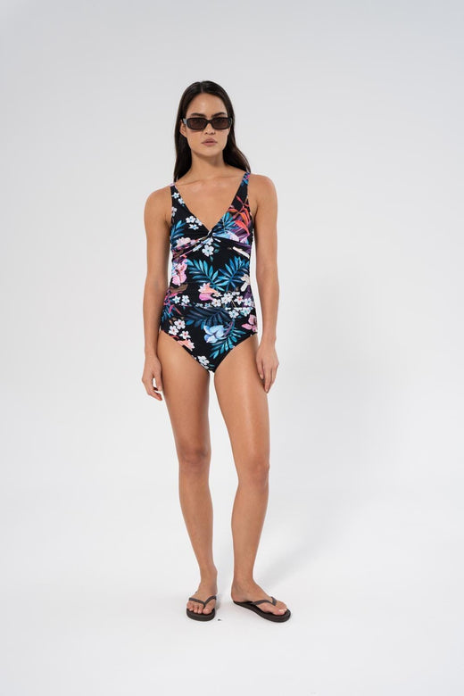 Panos Emporio - Night Jungle Simi Swimsuit Swimsuit Pews2613 - Black
