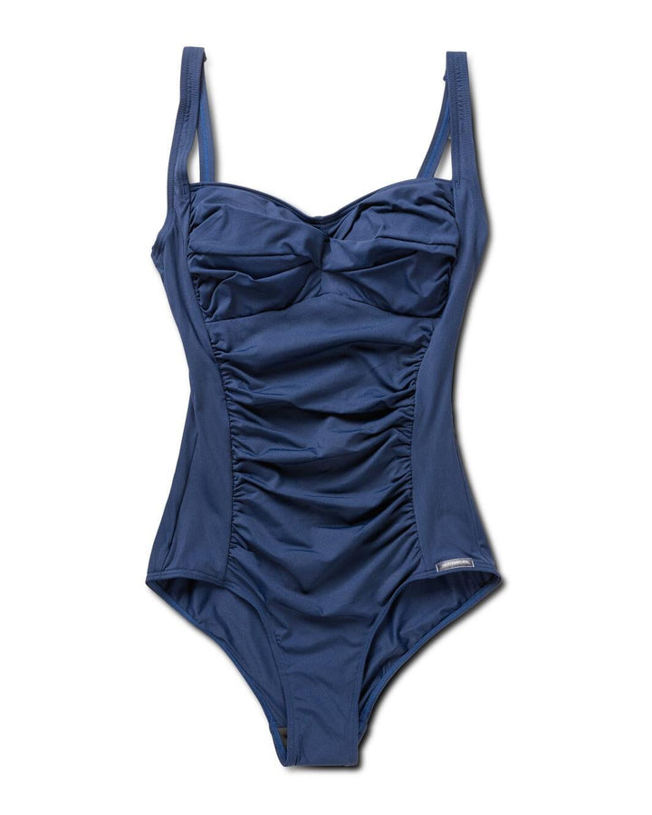 Panos Emporio - Potenza Solid Swimsuit Recycled Swimsuit Pews2136 - Navy