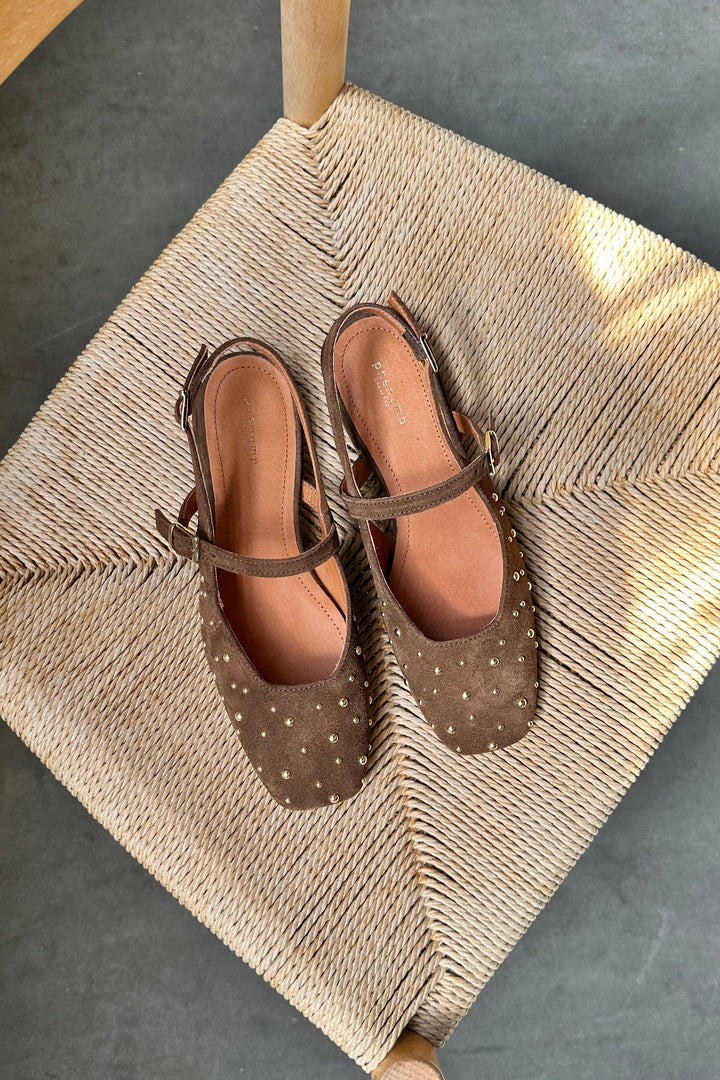 Phenumb Copenhagen - Advance S Suede PB-D07-ADVAN-S - Mocca Ballerinaer 