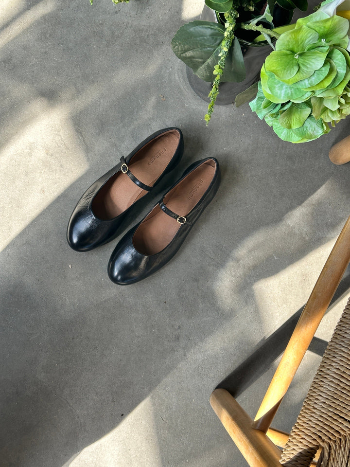 Phenumb Copenhagen - Blush Leather PB-D07-BLUSH - Black Ballerinaer 