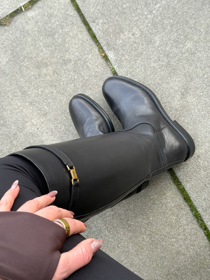 Phenumb Copenhagen - Equestra Long Leather PB-D11-EQUES - Black Støvler 