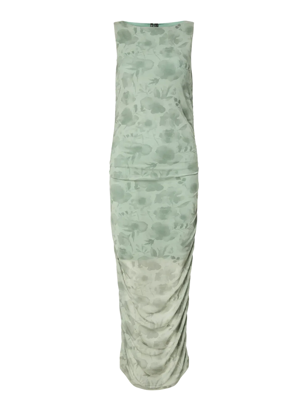 Pieces - Pcally Sl Boatneck Ankle Dress - 5065905 Woodbine Flowers Kjoler 