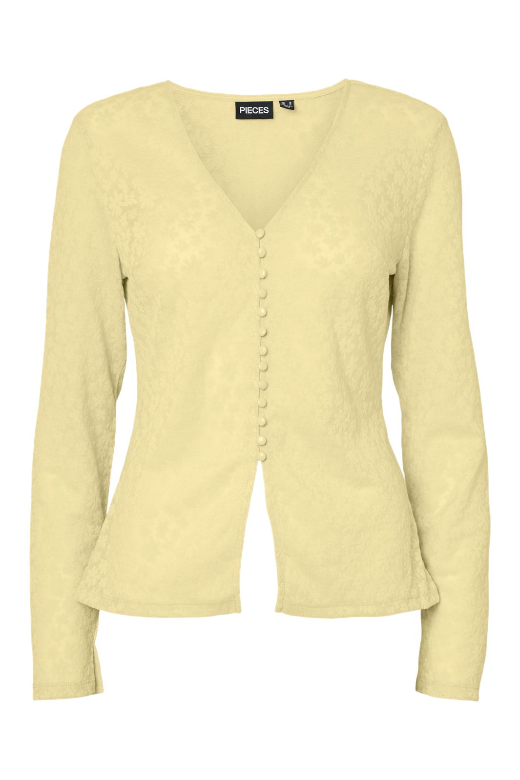 Pieces - Pcbaisy Ls Cardigan - 5007314 French Vanilla