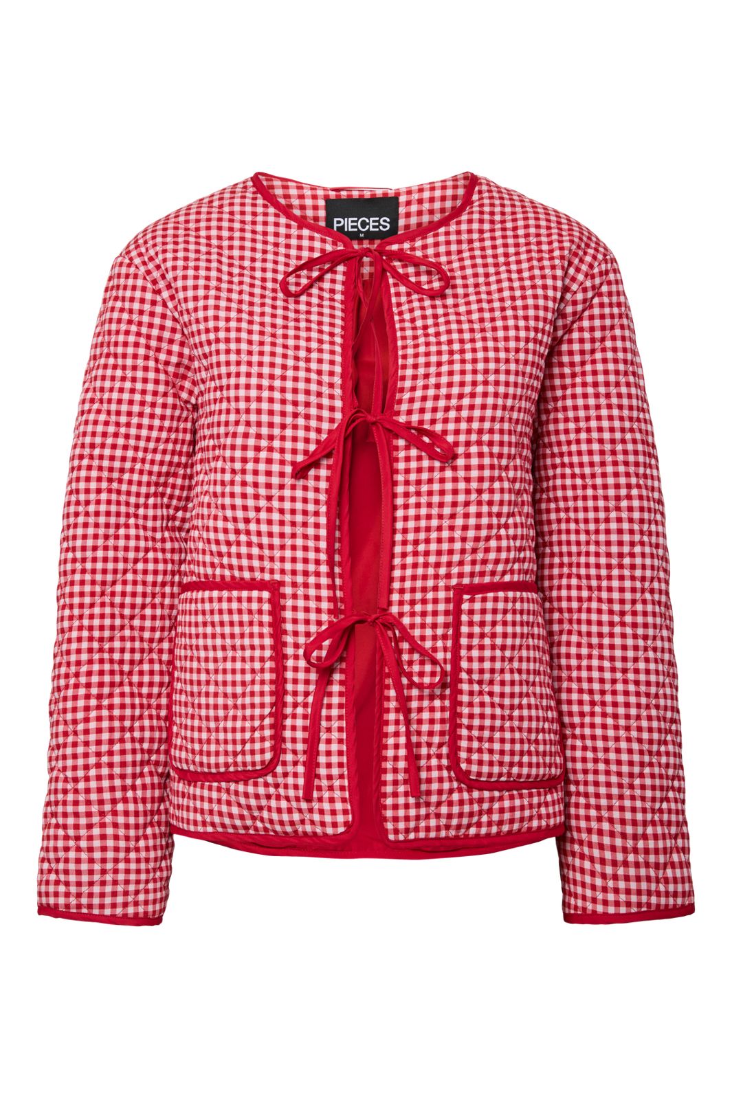 Pieces - Pcbibba Quilt Jacket - 4946810 Adrenaline Rush W. Bows