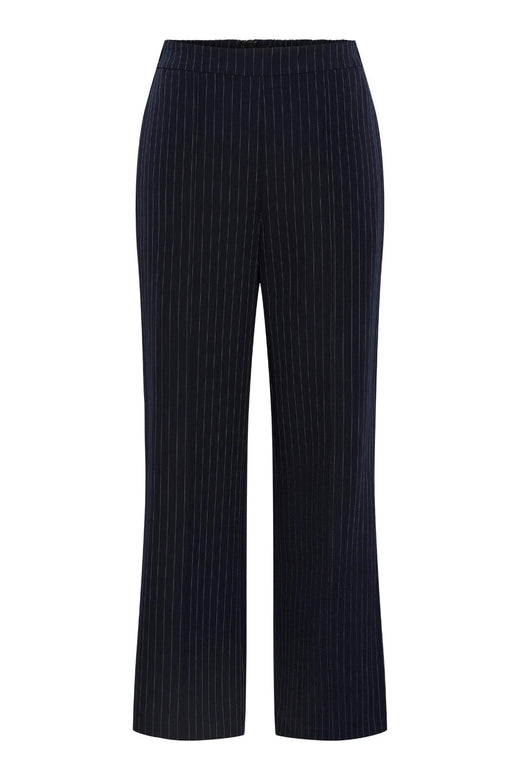 Pieces - Pcbossy Hw Wide Striped Pants Noos - Captain Pinstripe Bukser 