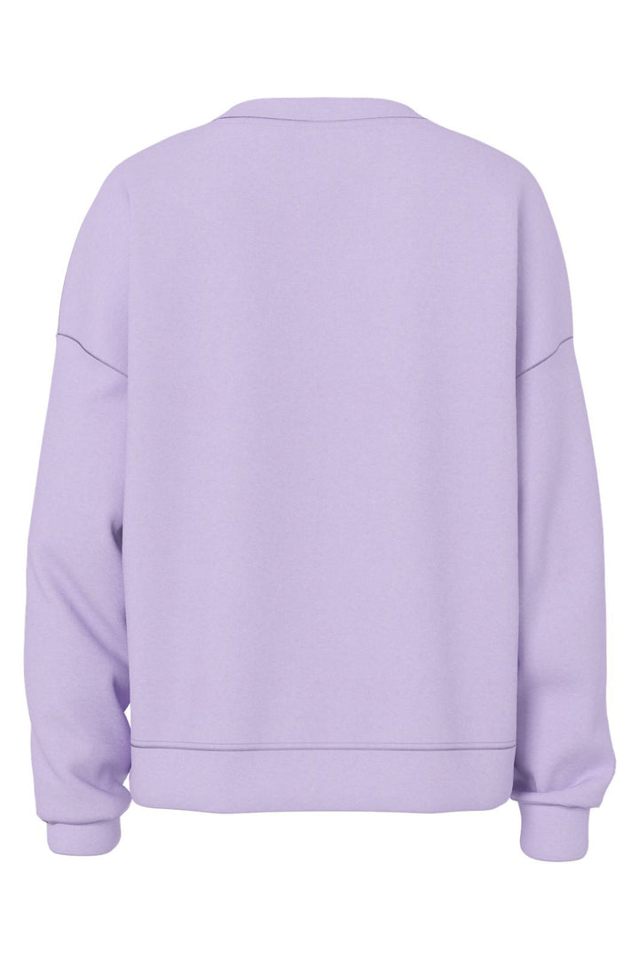 Pieces - Pcchilli Ls Loose Sweat - 5021152 Pastel Lilac