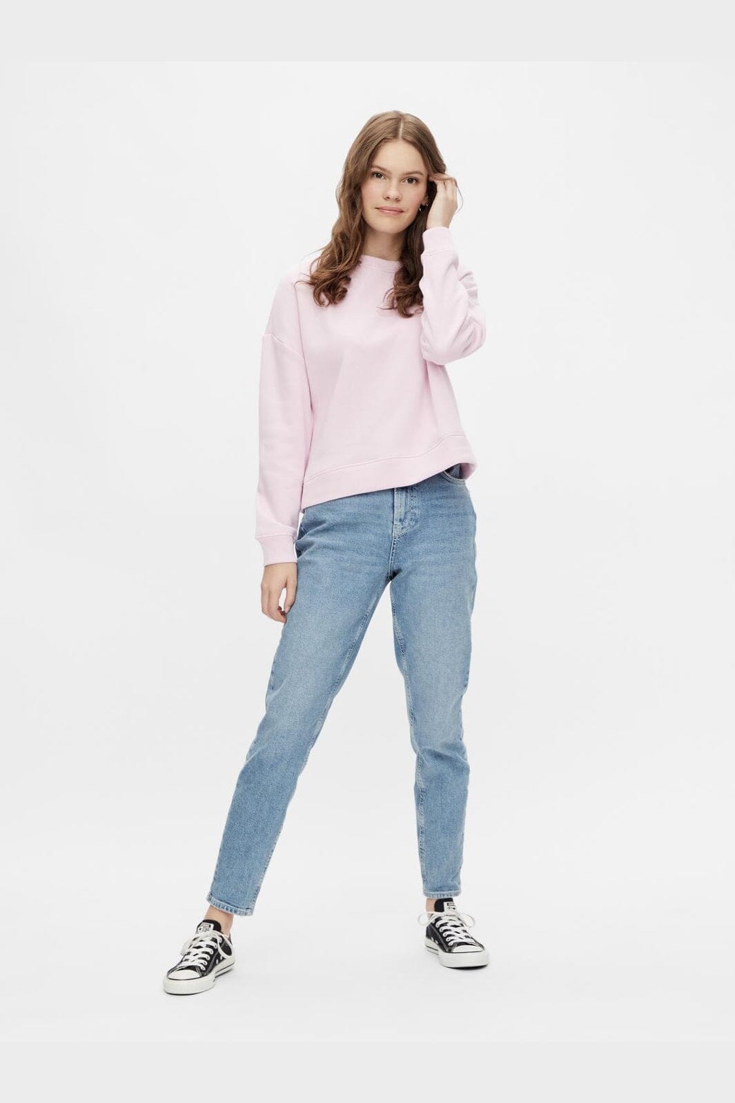 Pieces - Pcchilli Ls Sweat - 3728535 Winsome Orchid