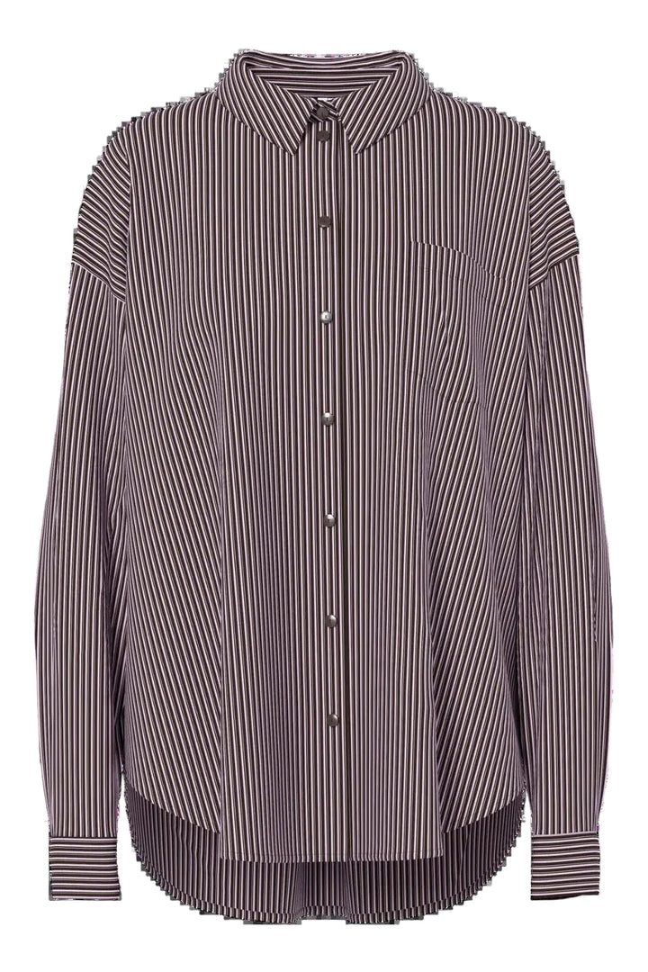 Pieces - Pcemmy Ls Loose Shirt - 5095255 Delicioso Pink Tulle Skjorter 