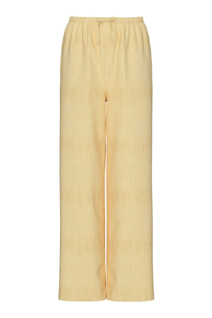 Pieces - Pcfeline Pants Pwp - 4822557 Sunset Gold Cloud Dancer