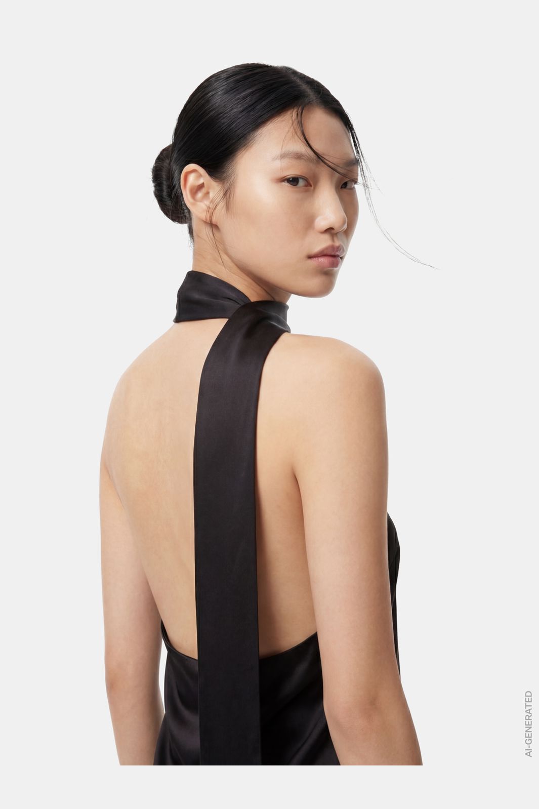 Pieces - Pcfesta Sl Satin Dress - 5127994 Black