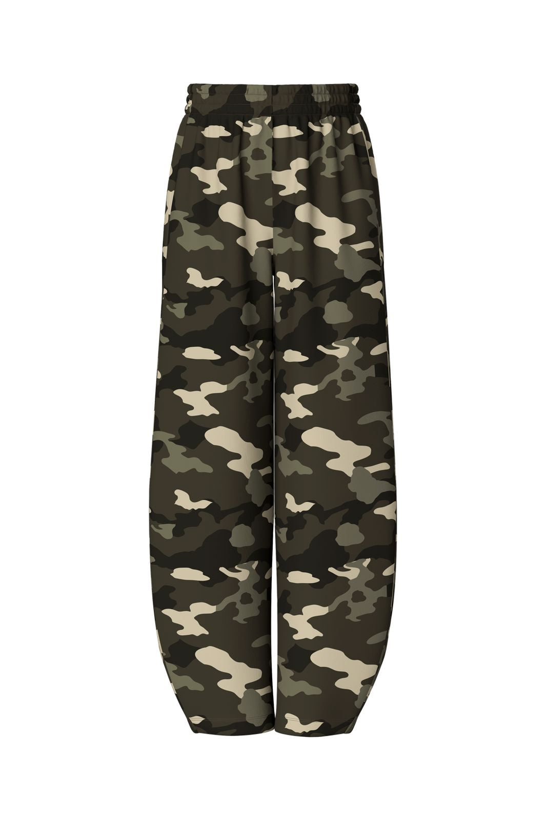Pieces - Pcfia Filucca Wide Pants - 5200944 Hot Fudge Camouflage