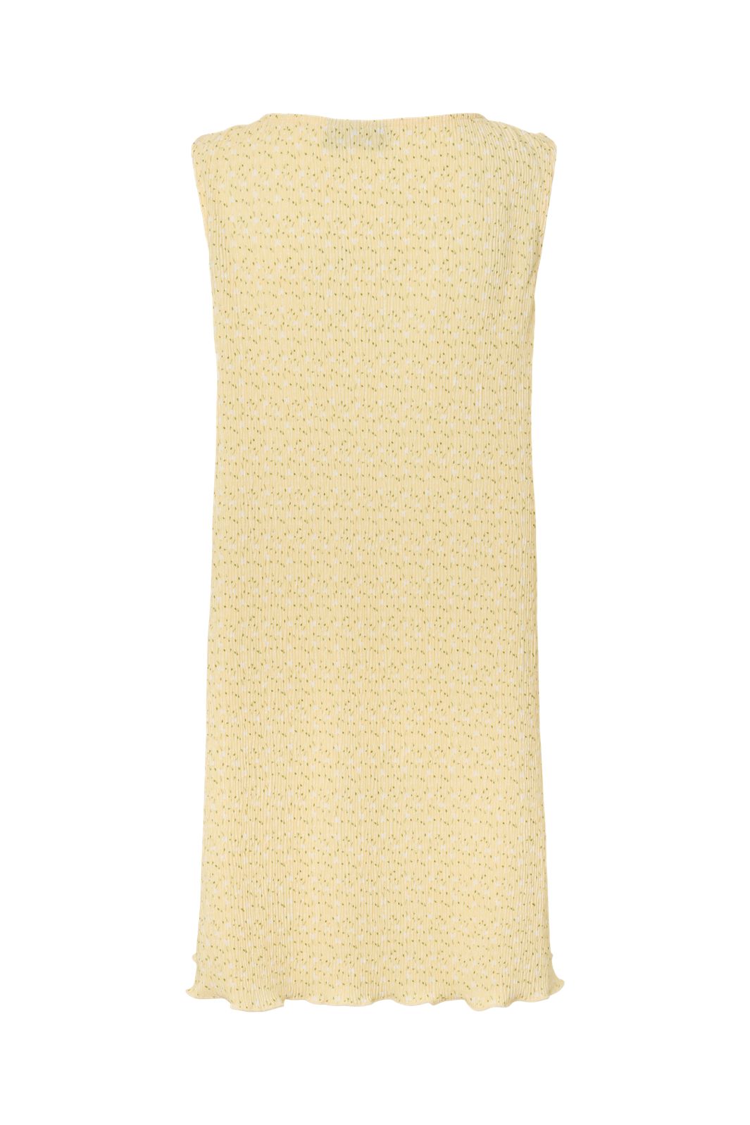 Pieces - Pcflora Sl Tank Rev. Dress Msa - 4963666 French Vanilla Small White Flowers