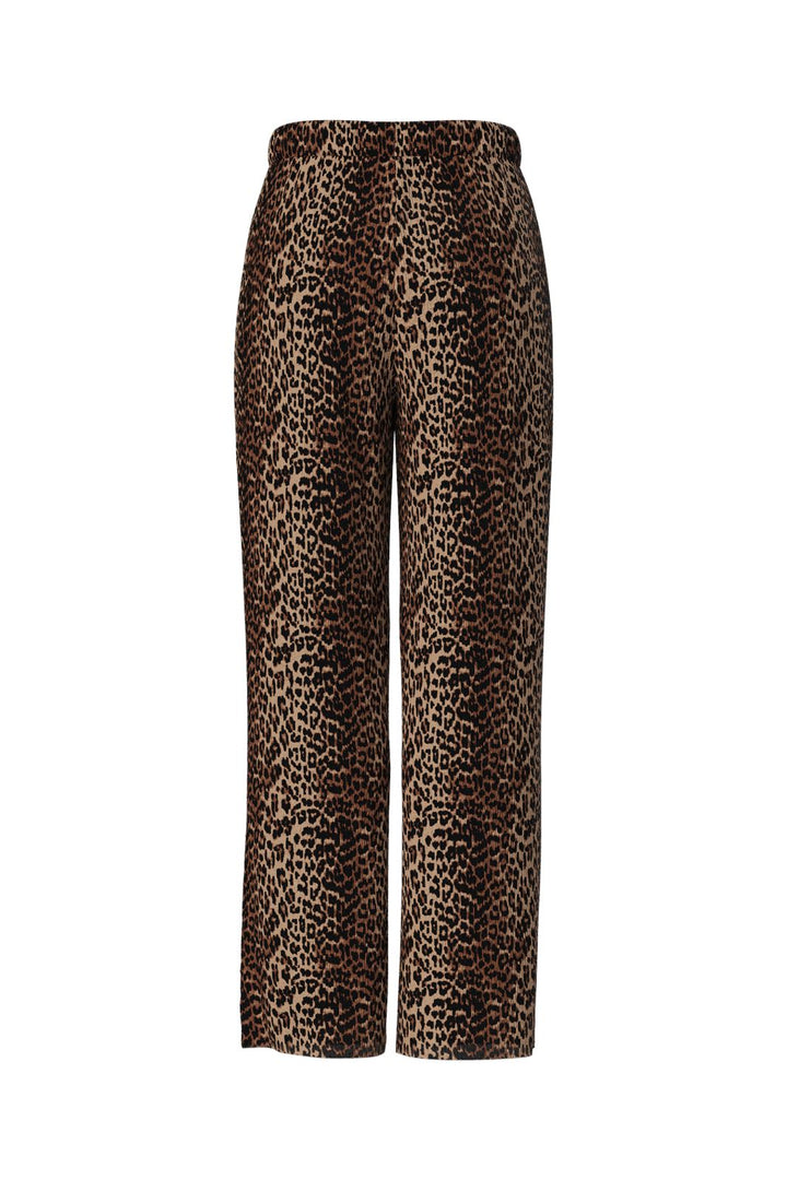 Pieces - Pcflora Wide Pants - 4699161 Black Leo