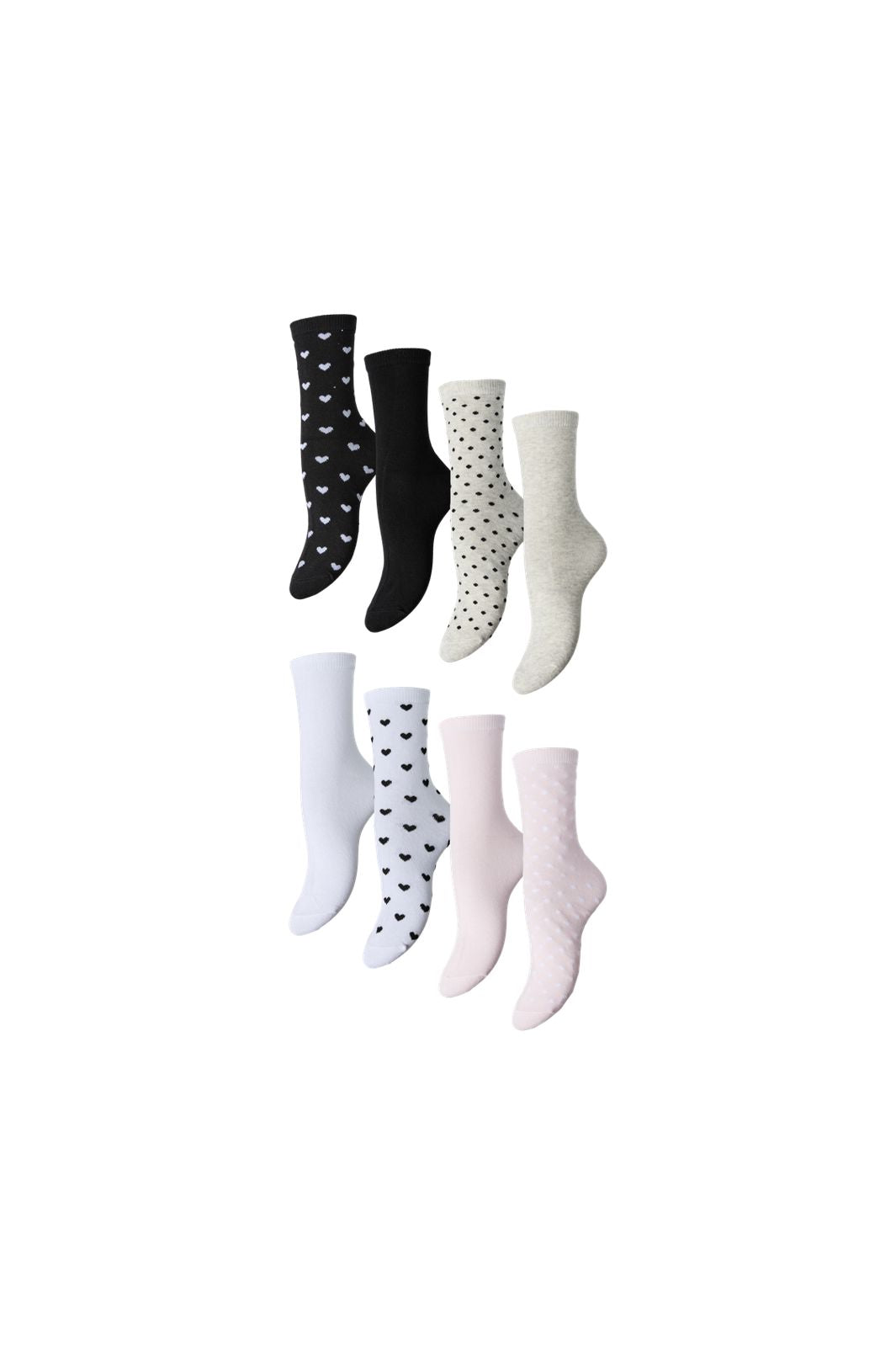 Pieces - Pcgasmin Mix 8 Pack - 4998119 Black 8