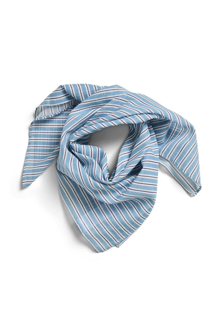Pieces - Pcjolanda Square Scarf - 4946880 Cashmere Blue Maritime Bllue