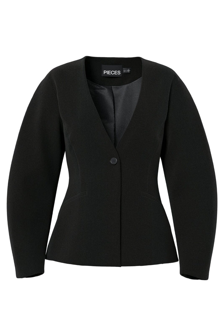 Pieces - Pckamil Ls Fitted Blazer - 4899710 Black