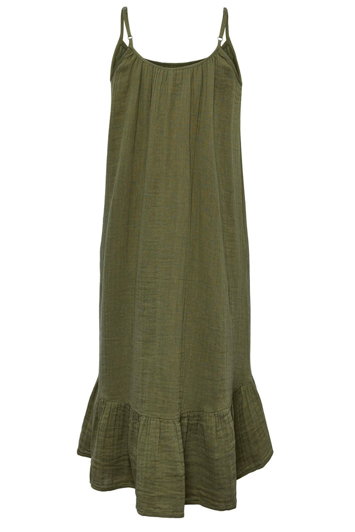 Pieces - Pclelou Slip Dress 24H - Sea Spray Kjoler 