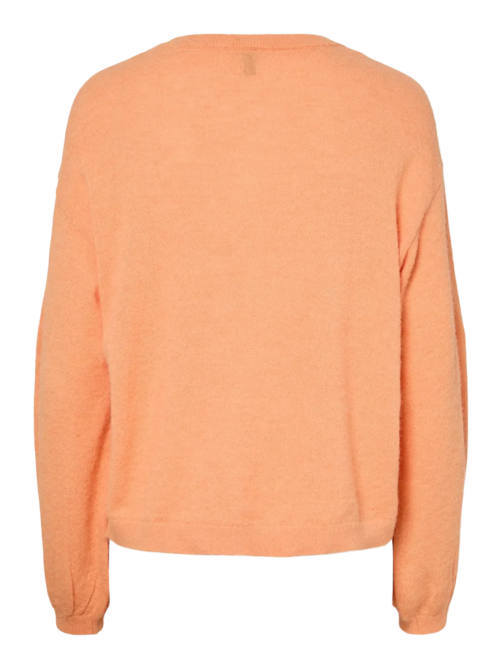 Pieces - Pcnaomi Ls O-Neck Knit Cardigan - 4904608 Russet Orange Melange Cardigans 