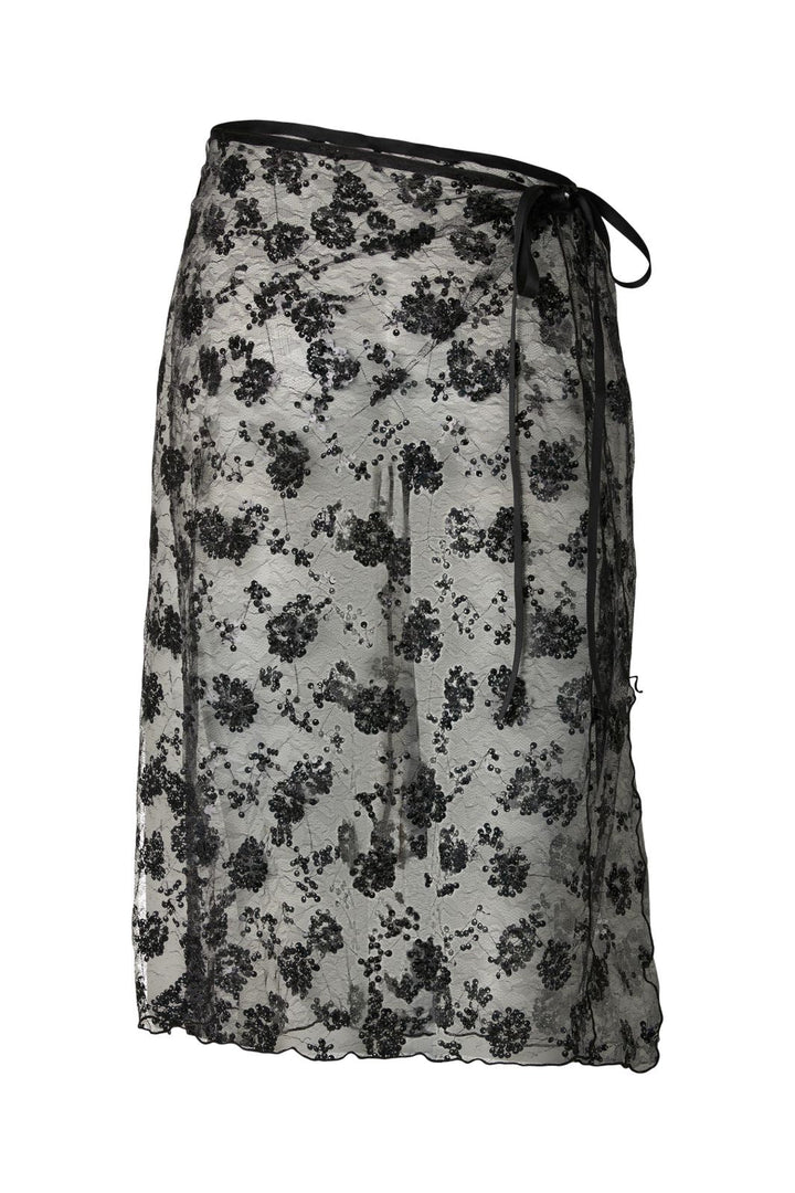 Pieces - Pcnatasja Lace Sarong - 4997996 Black