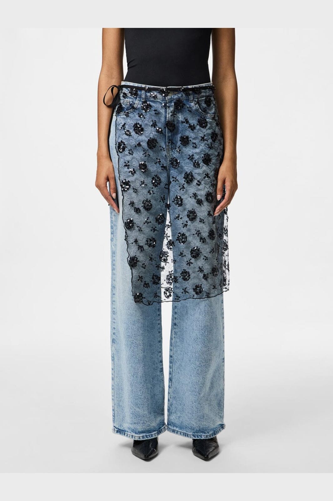 Pieces - Pcnatasja Lace Sarong - 4997996 Black