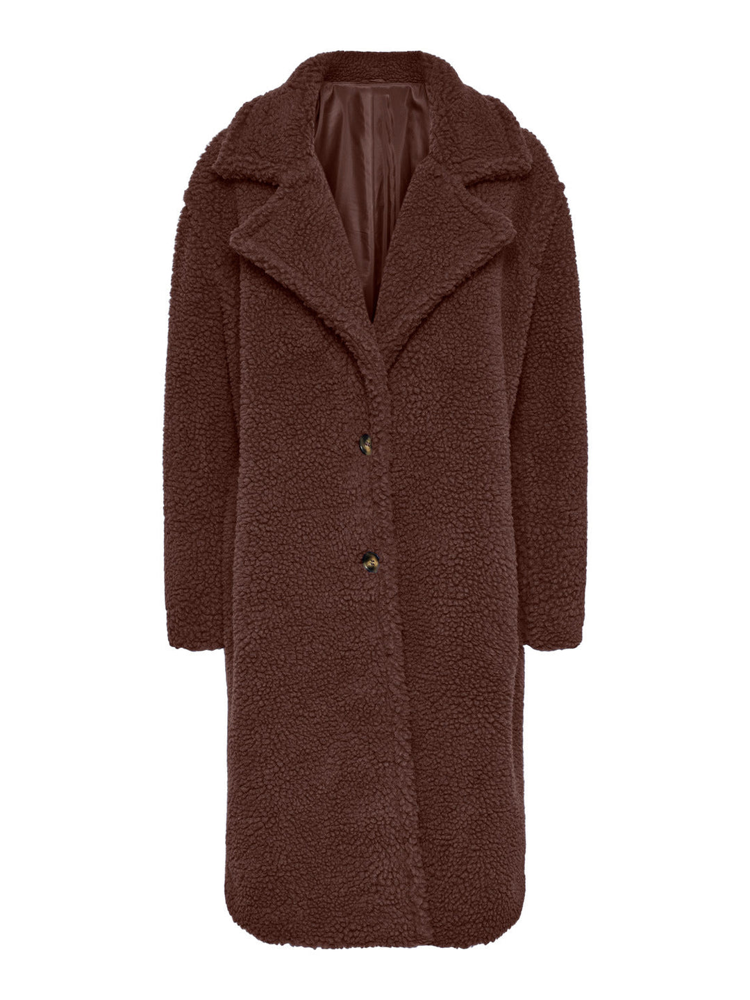 Pieces, Pcnola Teddy Coat, Chicory Coffee
