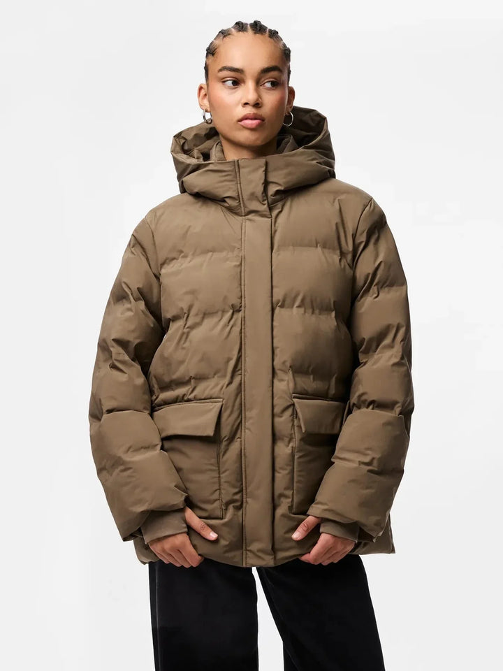 Pieces - Pcnorma Puffer Jacket - 4788011 Morel Jakker 