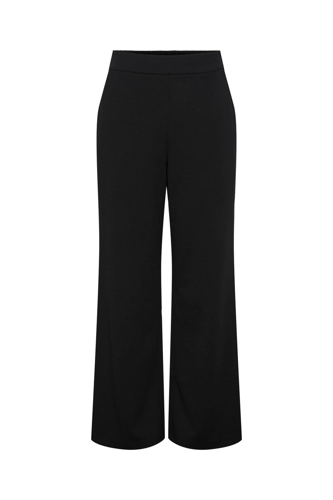 Pieces, Pcnula Hw Wide Pants, Black