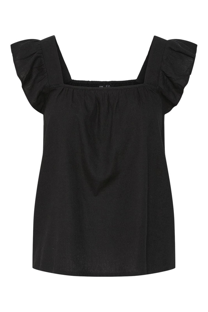 Pieces - Pcpia Sl Top - 4649003 Black
