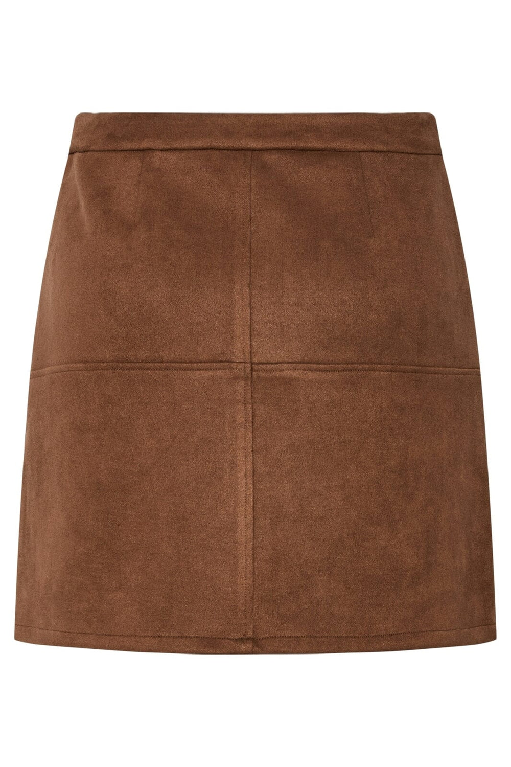 Pieces - Pcrakel Brushed Mini Skirt - 4871489 Downtown Brown