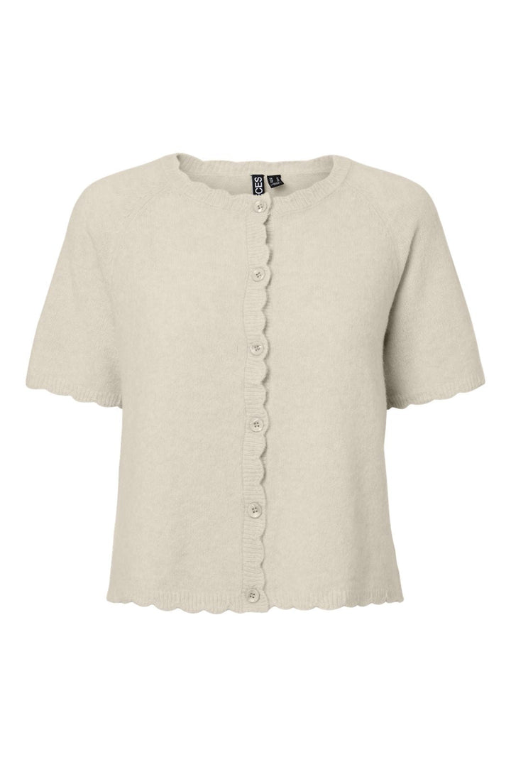 Pieces - Pcrath Ss O-Neck Knit Cardigan Pwp - 4997537 Birch