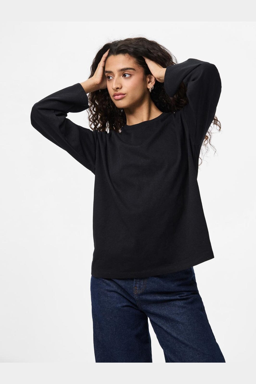Pieces - Pcsadie Ls Top - 4402191 Black