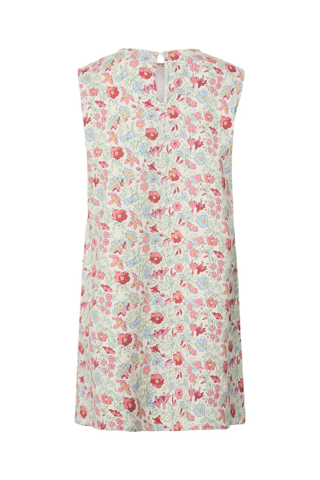 Pieces - Pcsalume Sl Short Denim Dress - 4953776 Birch Flower