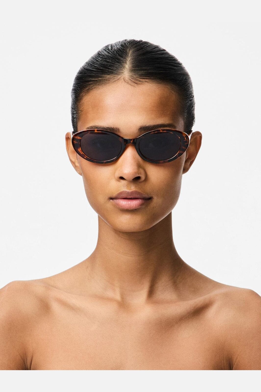 Pieces - Pcsanna Sunglasses - 4657403 Brown Stone St2 Turtle