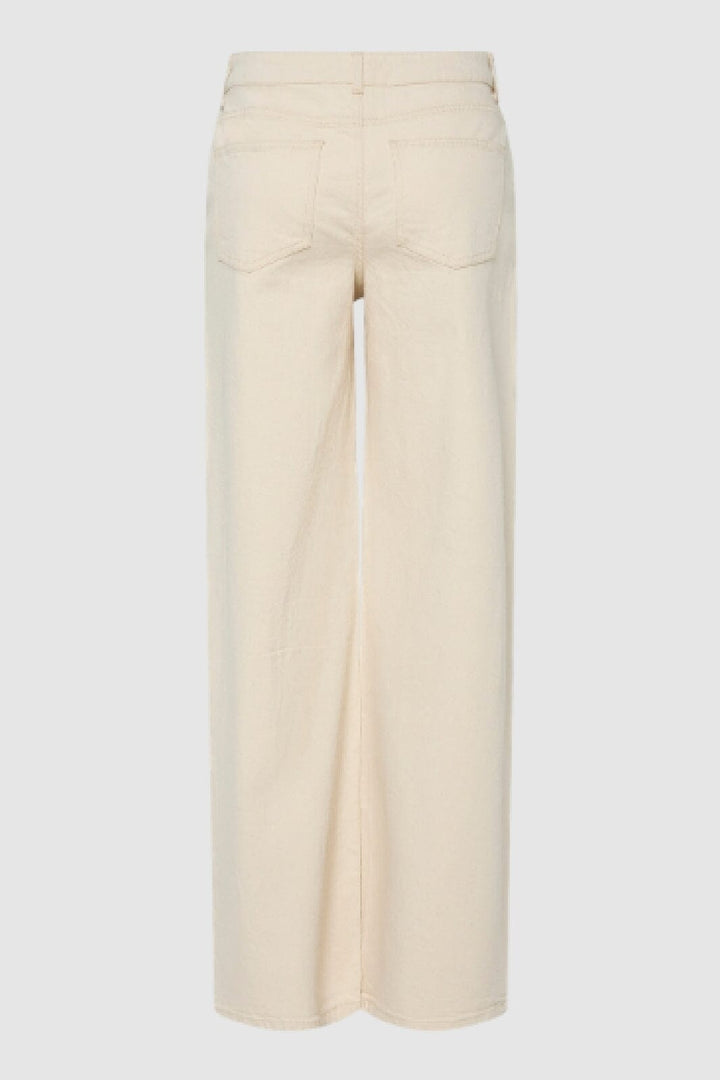 Pieces - Pcsvala Wide Denim Jeans - 4690661 Raw Cotton Jeans 