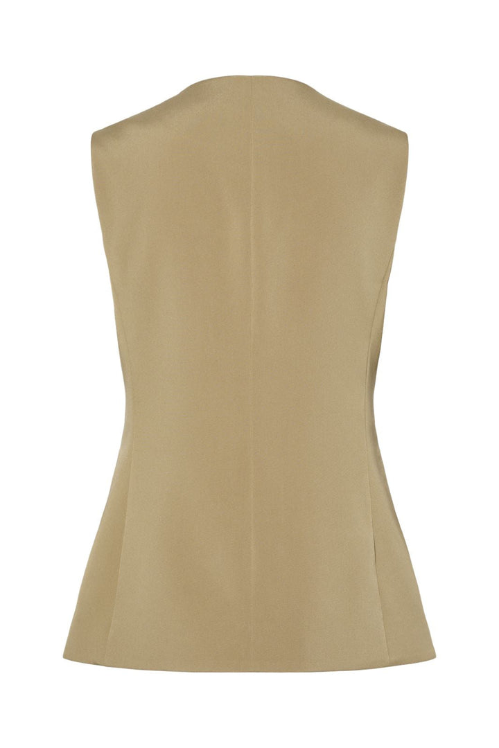 Pieces - Pctempre Long Vest - 4740955 Elmwood