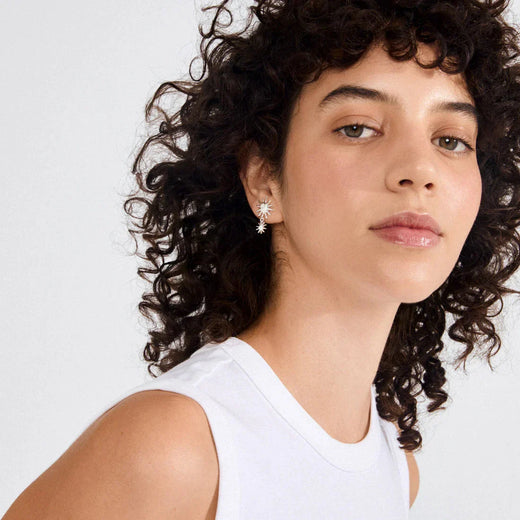 Pilgrim - Lyricus Earrings Silver-plated 262626023 - Silver Plated Øreringe 