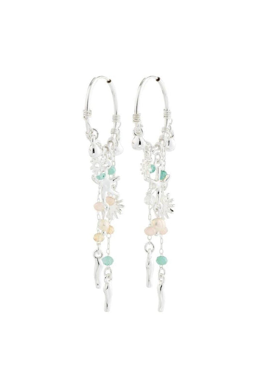 Pilgrim - Prism Hoop Earrings Silver-plated 132626023 - Silver Plated