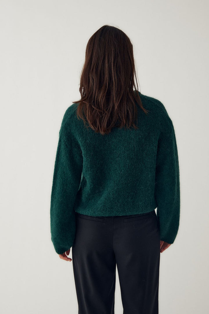Noella - N-Kae Knit Cardigan 15950001 - 136 - Bottle Green